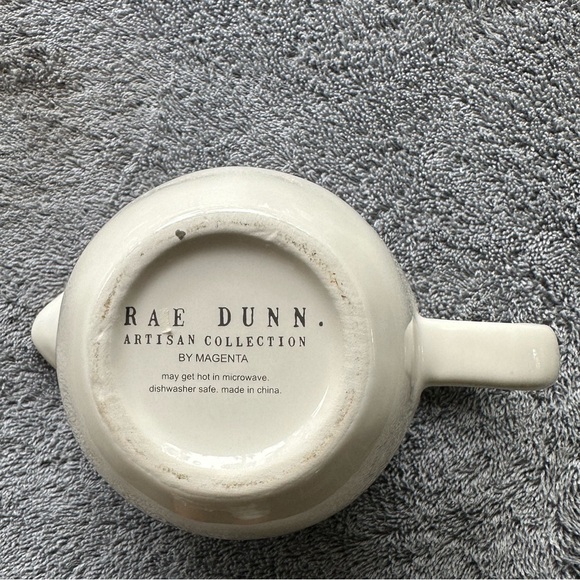 New. Rae Dunn Pour Creamer Navy interior. - Picture 5 of 5